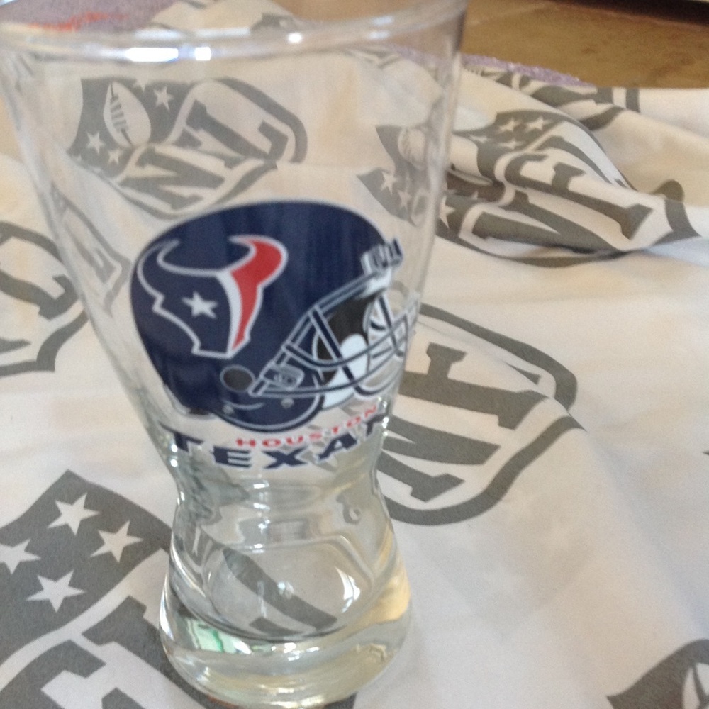 🏈NFL Houston Texans drinking glass🏈